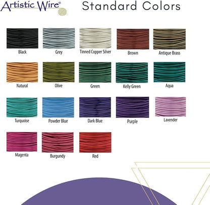 Artistic Wire, 20 Gauge Silver Plated Tarnish Resistant Colored Copper Craft - Image 5