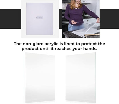 Non-Glare Acrylic Replacement for 14x20 Picture Frame, Replacement Plexiglass - Image 7