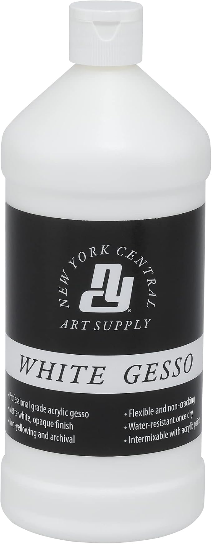 Acrylic Gesso - White Professional Grade Gesso by NewYorkCentral