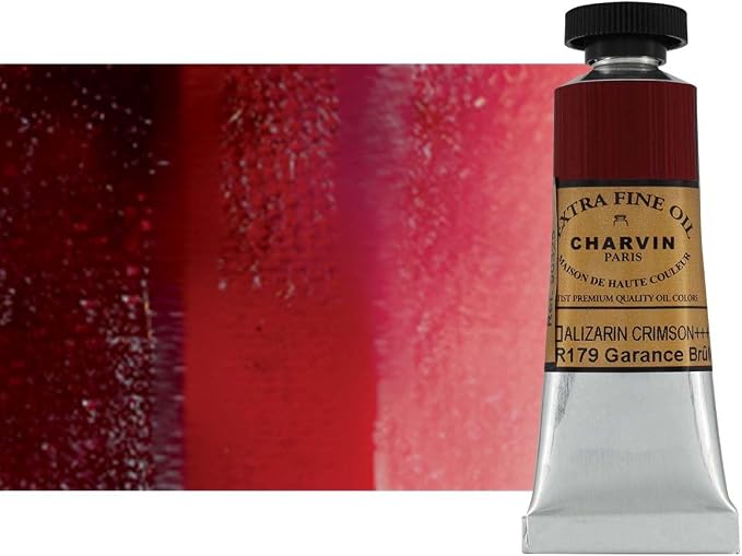 Charvin Extra Fine Oil Paint, Alizarin Crimson 20 mL by Unknown