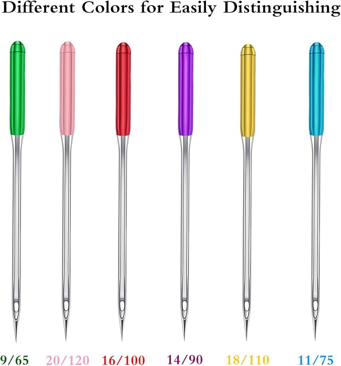 YICBOR Sewing Machine Needles, Universal Regular Point Flat Shank Sewing - Image 4