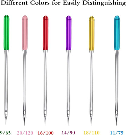 YICBOR Sewing Machine Needles, Universal Regular Point Flat Shank Sewing - Image 4
