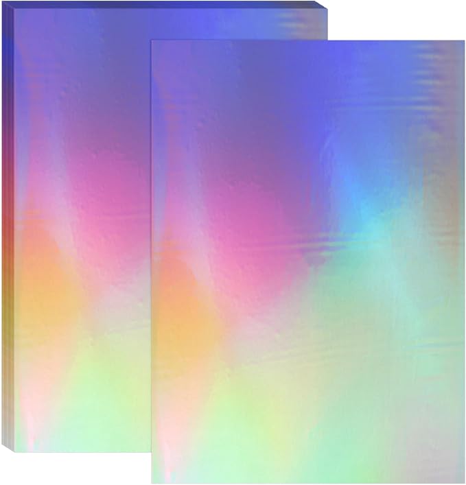 PATIKIL 11.7x8.3" Hot Stamping Foil Paper Sheet, 20 Sheets A4 Heat Transfer Hot by PATIKIL