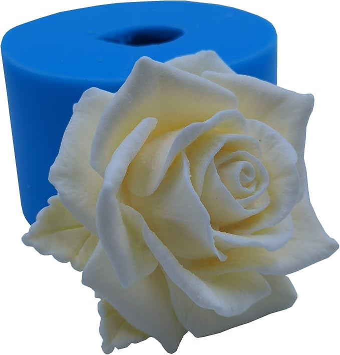 Bloom Rose Flower 3D Silicone Mold by Unknown