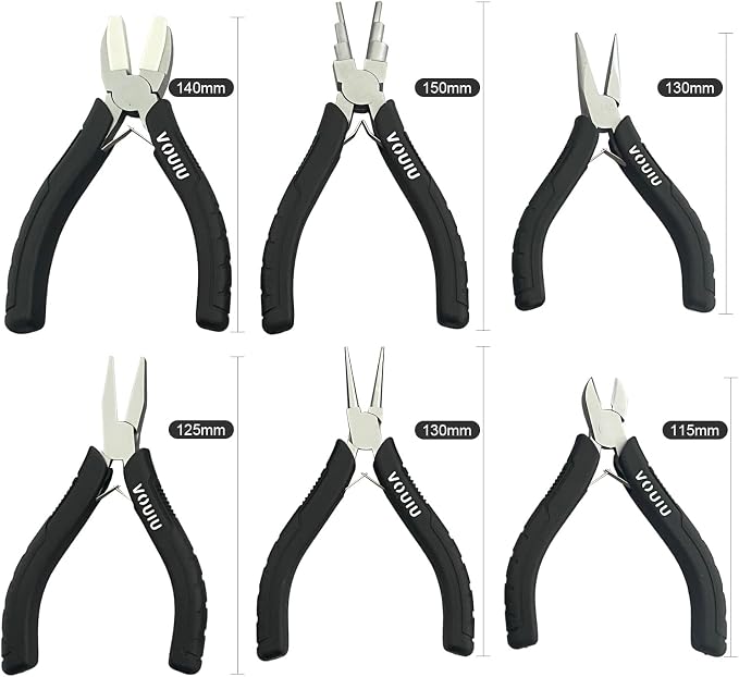 6-Piece Jewelry Pliers Set Jewelry Making Tools - Image 2