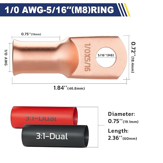haisstronica 10pcs 1/0 AWG - Image 3