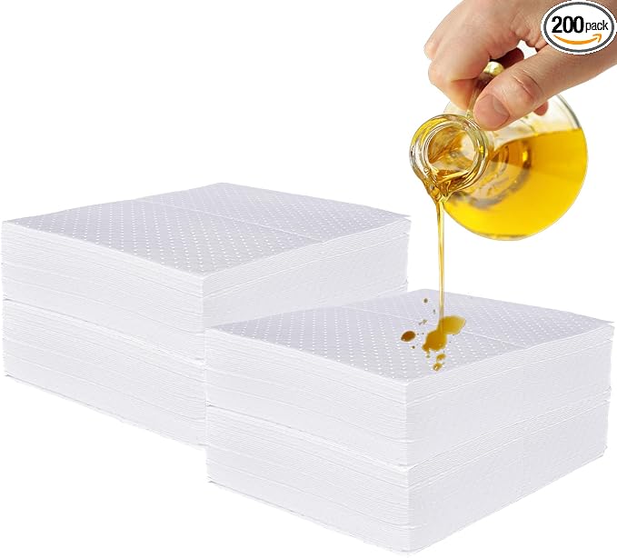 PONO 200 Pcs Oil Absorbent Pads, Used by PONO