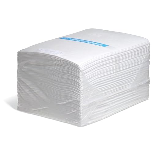 PIG Oil Mat - Oil-Only Absorbent Mat Pad - 200 Pads per Bag - 15" x 20" Pad - - Image 2