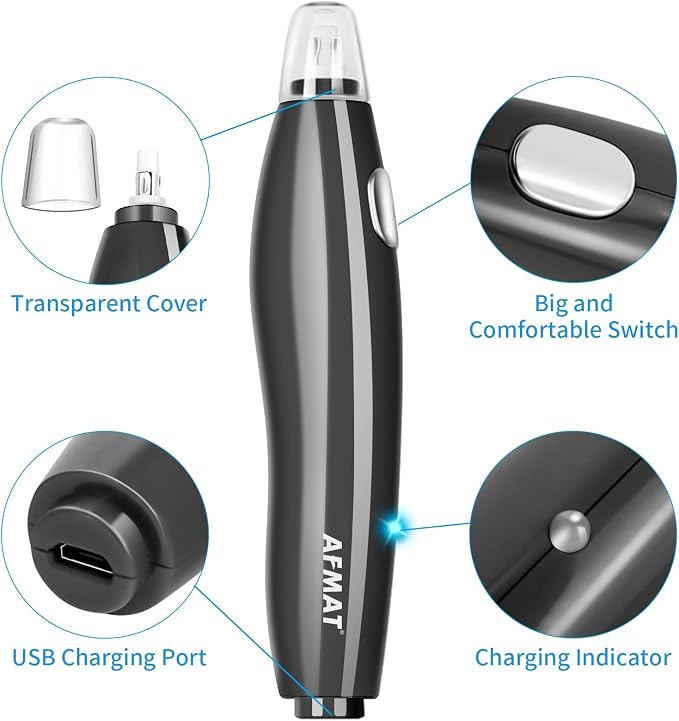 AFMAT Electric Eraser for Drawing, 140 Erasers Refills, Rechargeable Electric - Image 4