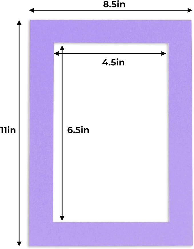 5x7 Mat for 8.5x11 Frame - Image 3