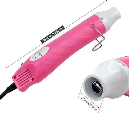 Heat Gun, Mini Hot Air Gun for DIY Crafts Portable Heat Air Gun Tool for - Image 3