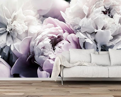 Floral Wallpaper Mural Large Rose Flowers Mural - Image 4