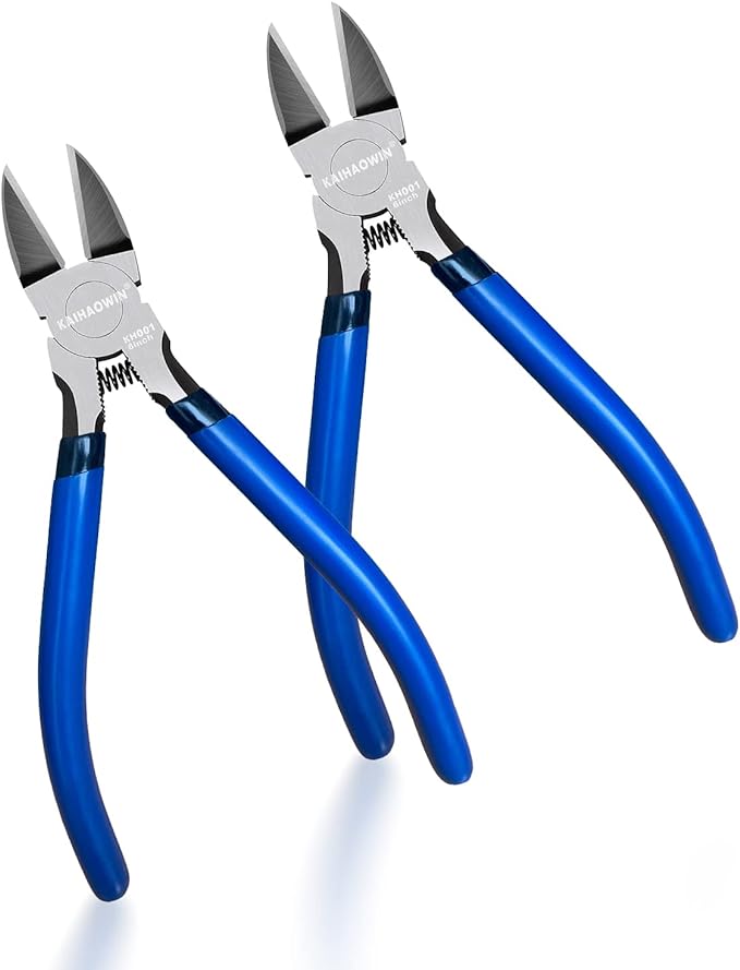 Wire Cutters 2 Pack KAIHAOWIN 6 Inch Wire Cutters Set Spring Loaded Wire Snips by KAIHAOPRODUCTSCATOLOG