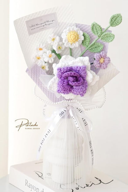 Handmade Crochet Rose Daisy as a Gift - Image 2