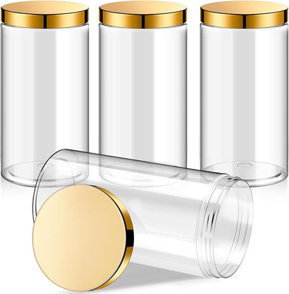 SATINIOR 12 Pack 32 oz Plastic Container Jars - Image 2