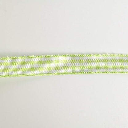 Apple Green Gingham Plaid Checked Ribbon 25 Yard Each Roll 100% Polyester - Image 8