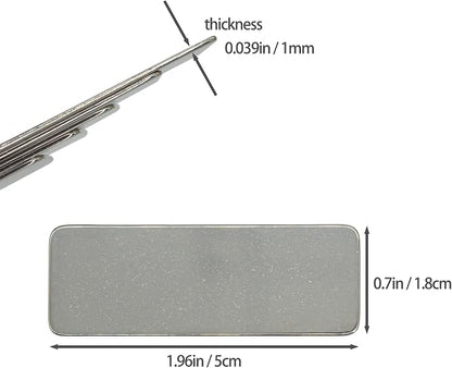 StayMax 304 Stainless Steel Engraving Blank Tags Rectangle Stamping Blanks - Image 2