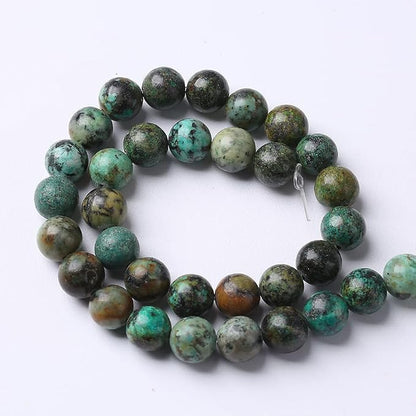 10mm 38pcs Natural African Turquoise Stone Beads - Image 7