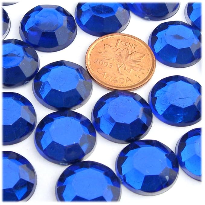 The Crafts Outlet 72pc Rhinestones Round 20mm - Image 3