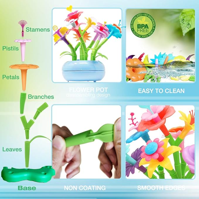 BIRANCO. Flower Garden Building Set - Image 2