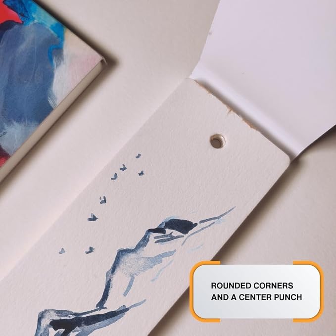 Artist Bookmark Sketchpad Combo – 300 GSM 100% Cotton & 320 GSM Cellulose Ivory - Image 2