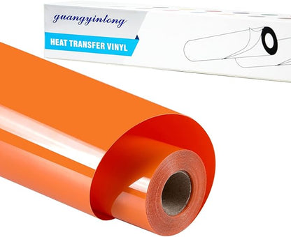 guangyintong Orange Heat Transfer Vinyl HTV Rolls by guangyintong