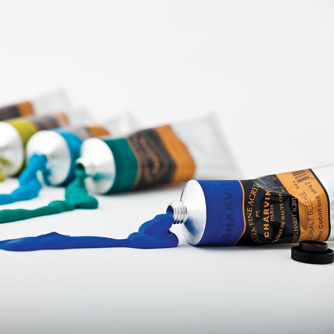 Charvin Extra Fine Professional Acrylic Paint Set - Image 4