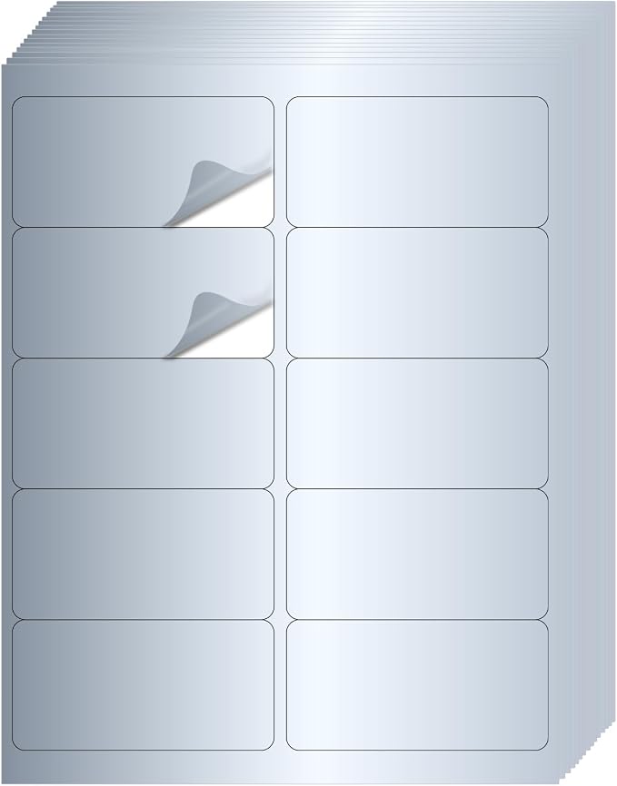 STARLIBOO Shipping Labels Stickers, Permanent Adhesive Sticker by STARLIBOO
