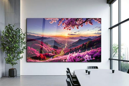 SpiritualHands Scenery Tempered Glass Wall Art Painting - Image 8