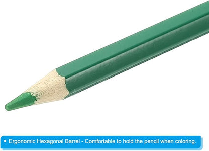 PATIKIL Watercolor Pencil, Sketch Drawing, Bright Green - Image 4