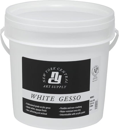 Acrylic Gesso - White Professional Grade Gesso by NewYorkCentral