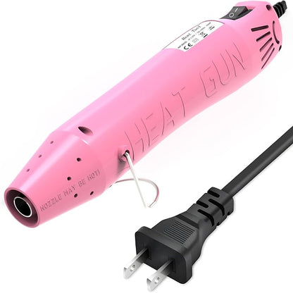 Heat Gun, Mini Heat Gun for Shrink Tubing, Portable Heat Gun for DIY Crafts by QSTEXPRESS
