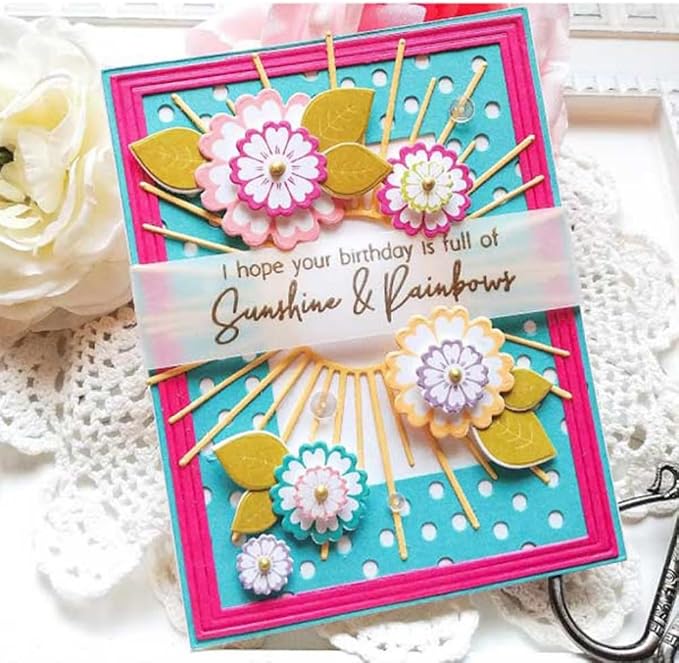 Mvchifay Cutting Dies for Card Making Metal Die-Cuts Scrapbooking Tool Hollow - Image 3