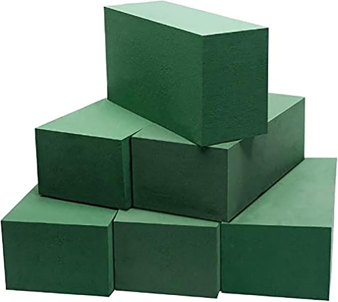 6 Pcs Floral Foam, Wet and Dry Floral Foam Blocks Flower Arrangement Kit by Unknown