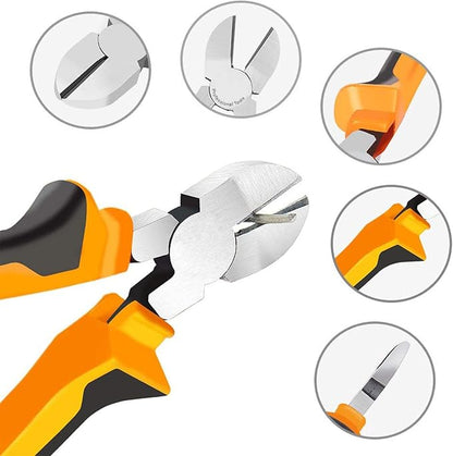 BOENFU Wire Cutter for Artificial Flowers and Crafts, 6 inch Side Cutters - Image 3