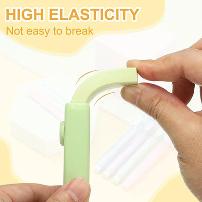 PATIKIL 4 Pack Erasers, Sliding Retractable Eraser Push Pull Cute Pencil - Image 3