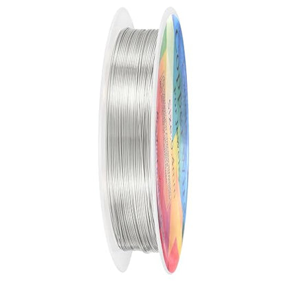 0.4 mm/26 Gauge Copper Wire for Jewelry Making, 30.2FT Copper Beading Craft by MMETERXITY