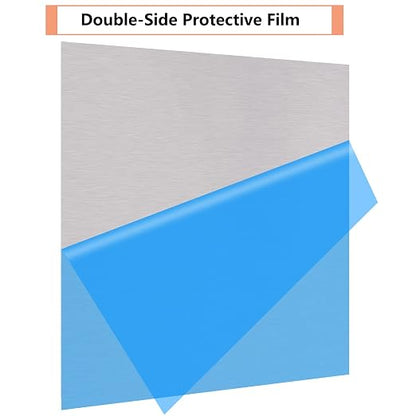 2Pack 5052 H32 Thin Aluminum Sheet Metal 12 x 12 x 1/64 Inch Plain Aluminum - Image 3