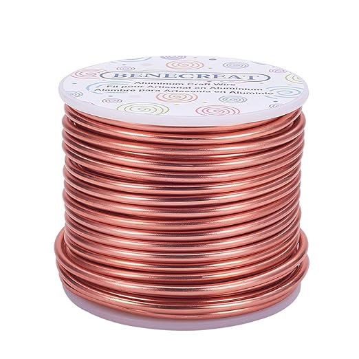 BENECREAT 9 Gauge Aluminum Craft Wire by BENECREAT