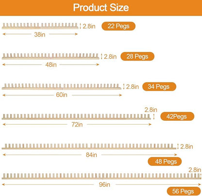 QWM 72“ Chunky Blankets Loom Knitting Looms Long Installation Free and - Image 5