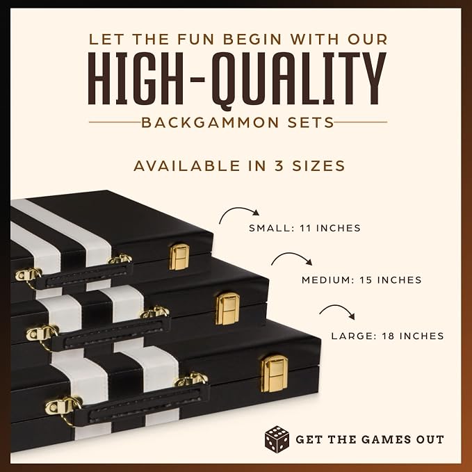 Get The Games Out Top Backgammon Set - Image 3