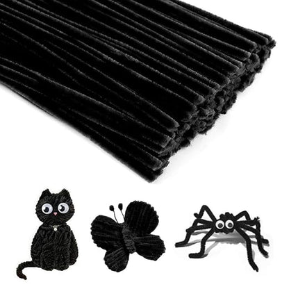 100 Pieces Pipe Cleaners Chenille Stem, Chenille Stems Pipe Cleaners by RSACCSKY