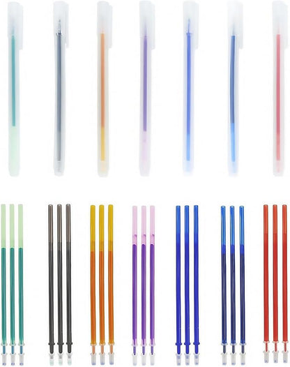 7-Color Heat Erasable Fabric Markers by Unknown