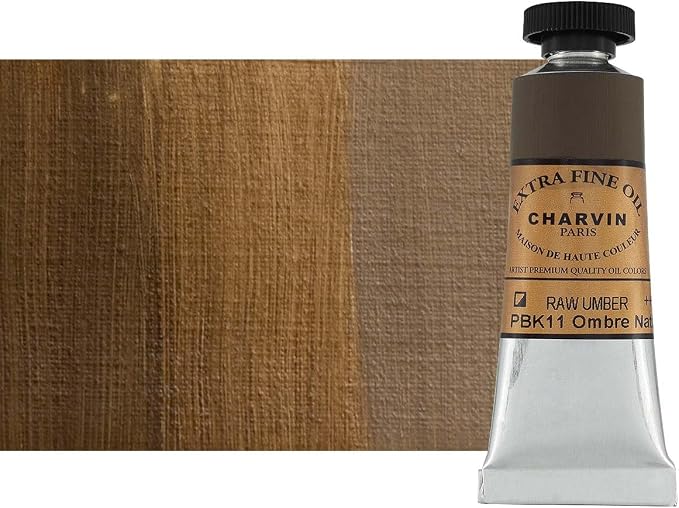Charvin Extra Fine Oil Paint, Raw Umber 20 ml by Unknown