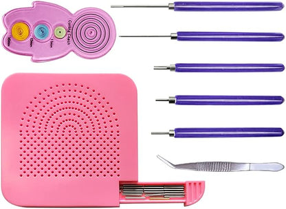 XIWUMOER 8PCS, Quilling Needles, Quilling Knitting Board, Quilling Kits by XIWUMOER