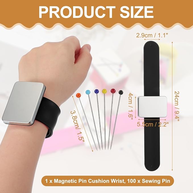 PATIKIL Magnetic Wrist Pin Cushions - Image 2