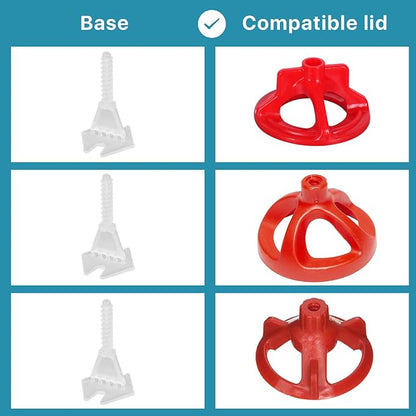 Professional Tile Leveling System Kit，Anti-Loosening Spacers/Wall, Bathroom - Image 3