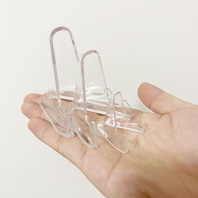 36 Packs Acrylic Easel Stands Display Stands/Plate Stands Coin Display Easel - Image 3