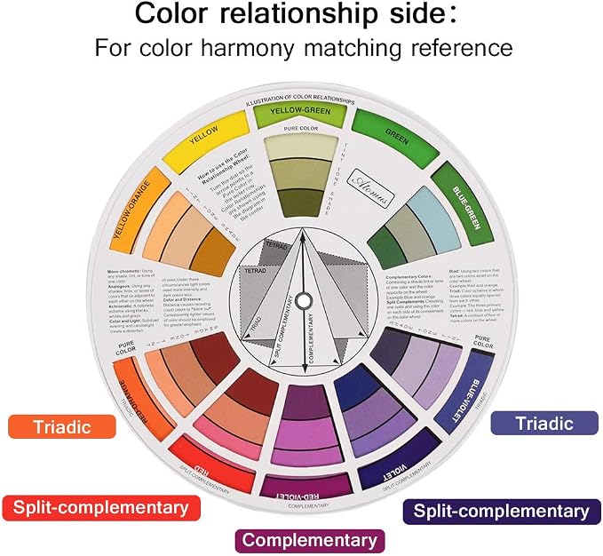 Pocket Color Wheel, Paint Mixing Learning Guide Art Class Teaching Tool - Image 3