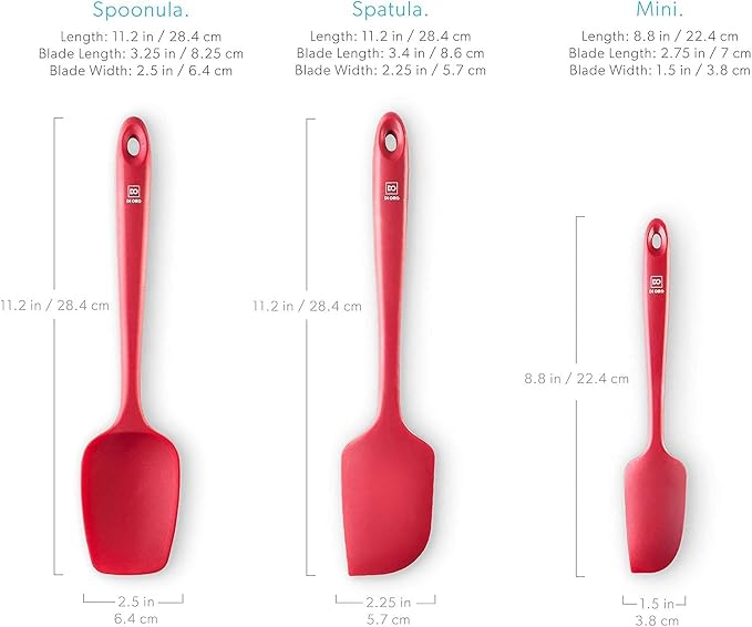 DI ORO® 3-Piece Silicone Spatula Set - Image 5